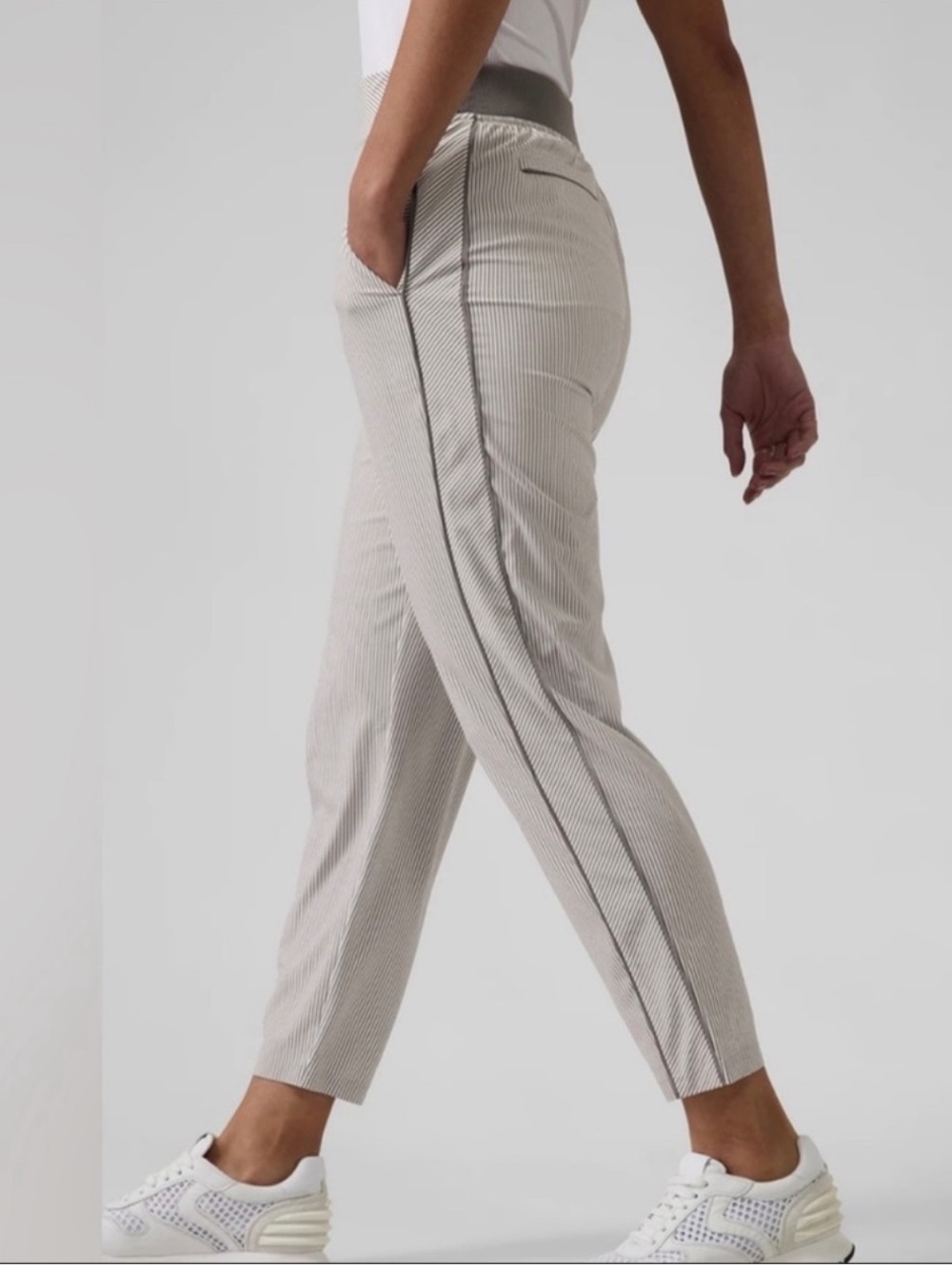 Athleta Brooklyn Textured Ankle Pant